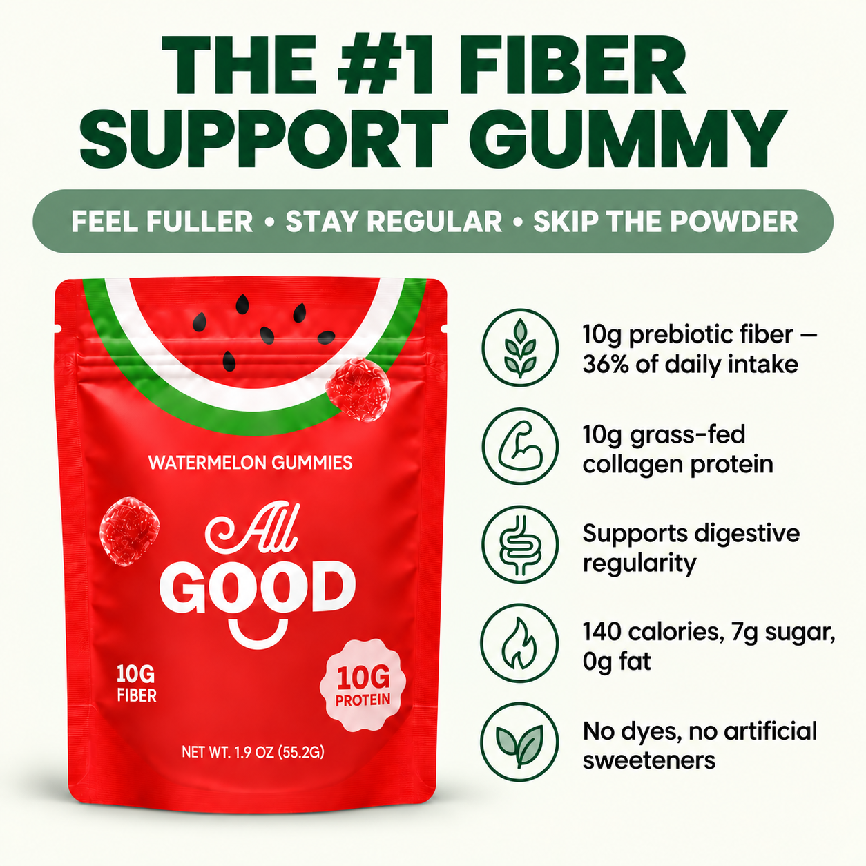 ALL GOOD Watermelon Gummies